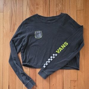 Vans Cropped Long Sleeve Tee